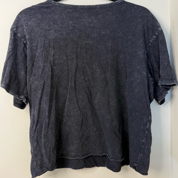 Caution to the Wind “Le Soleil La Lune” Celestial Graphic Crop Tee – Loose Look - Picture 2 of 3